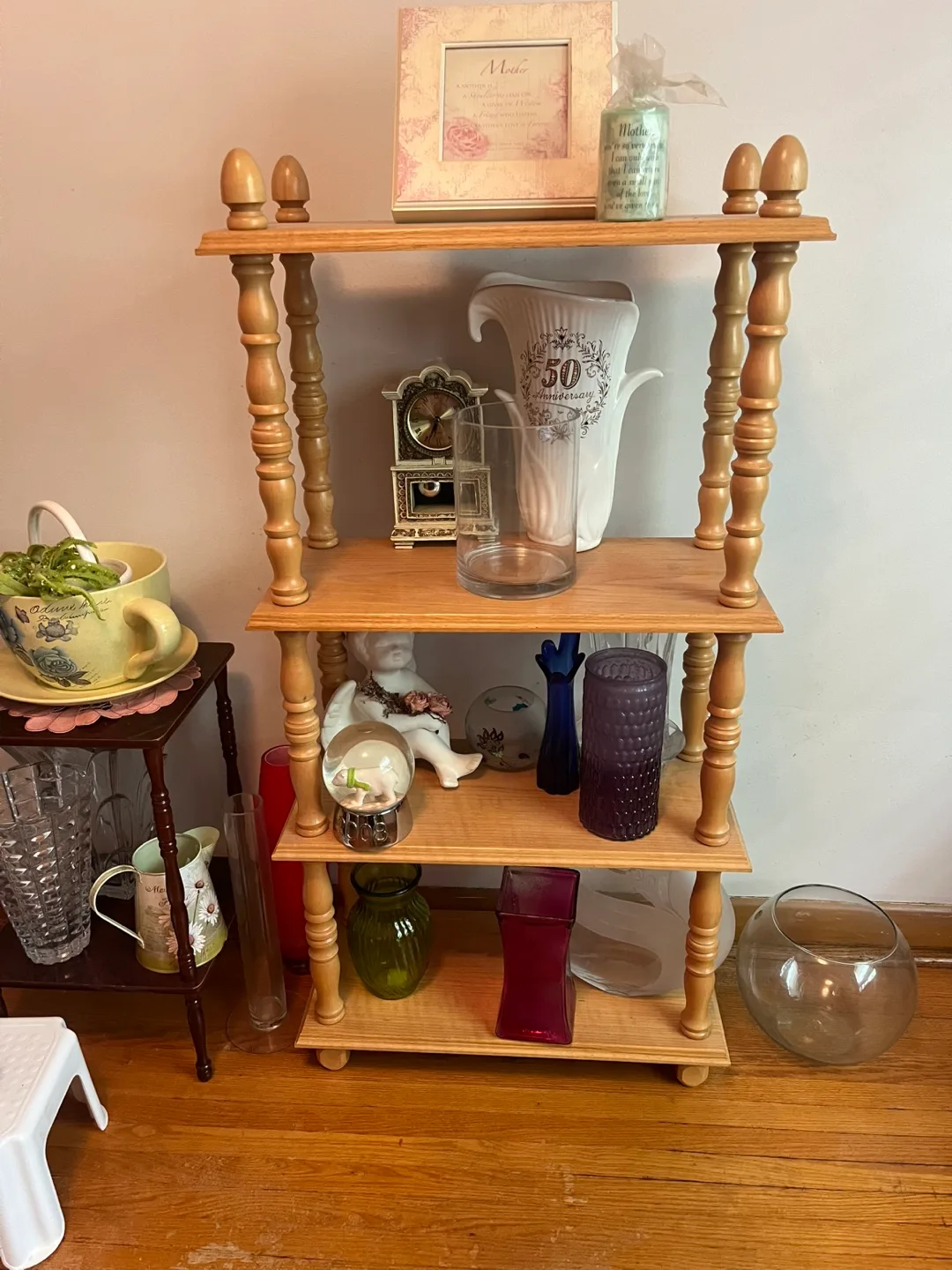 Wooden 3-Tier Shelf image indicator(2)