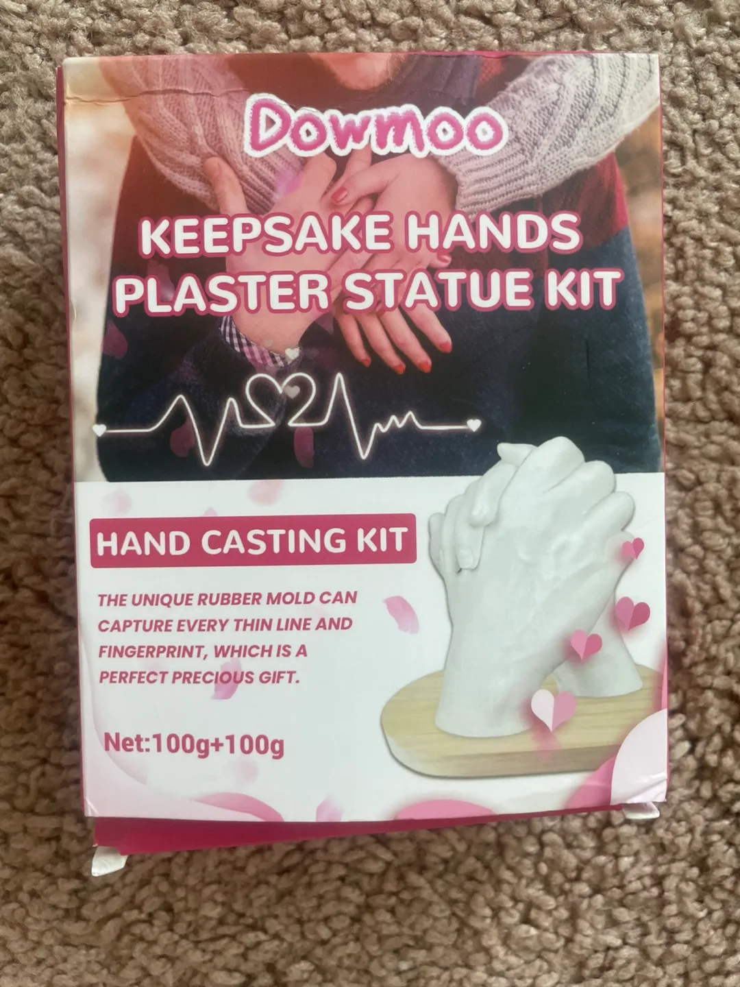 Dowmoo Keepsake Hands Plaster Statue Kit thumbnail