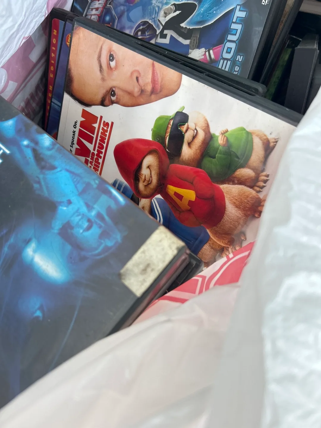 Assortment of DVD movies for sale thumbnail