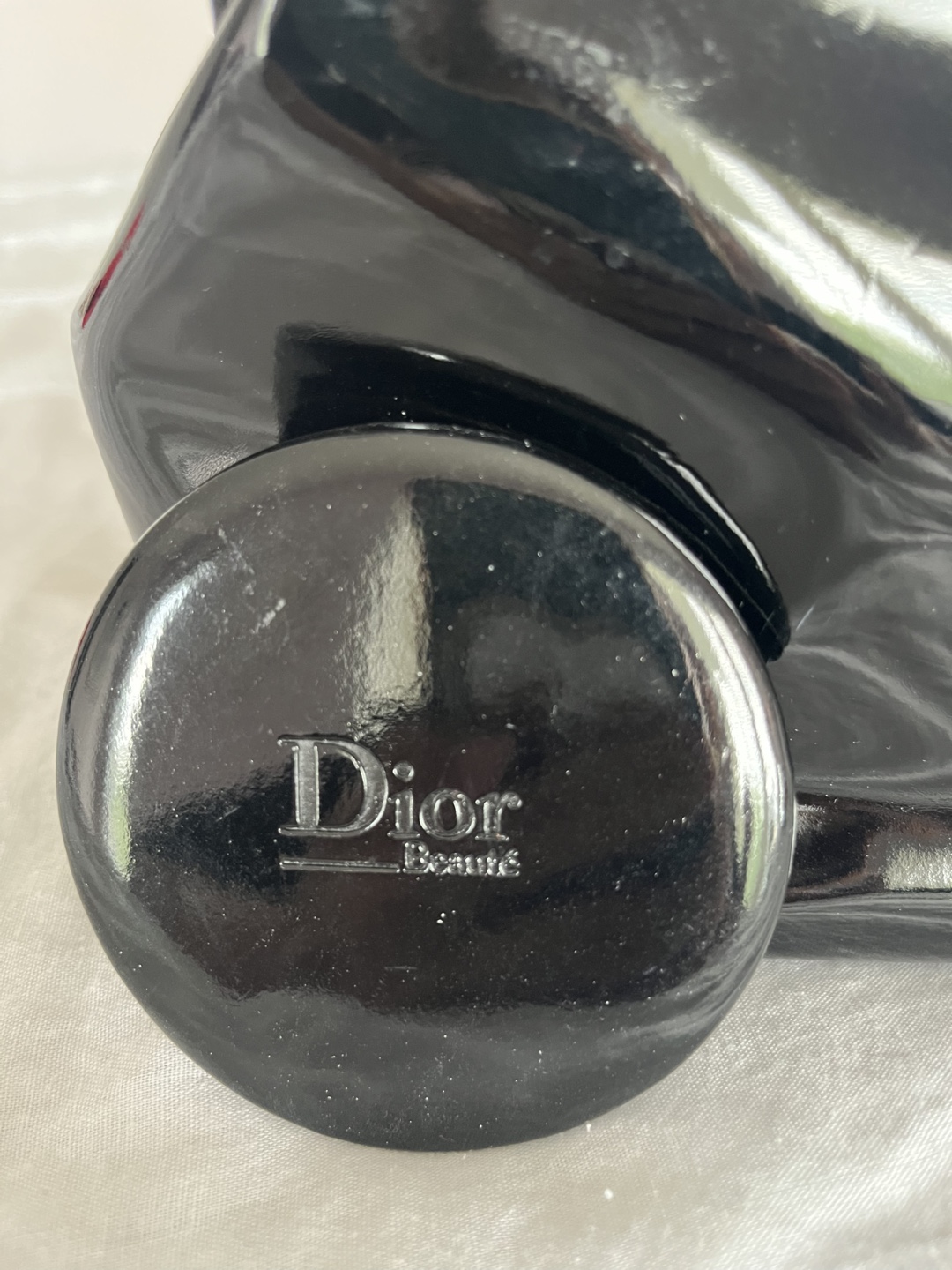 Dior Beaute Black Cosmetic Pouch with Mirror - photo 2