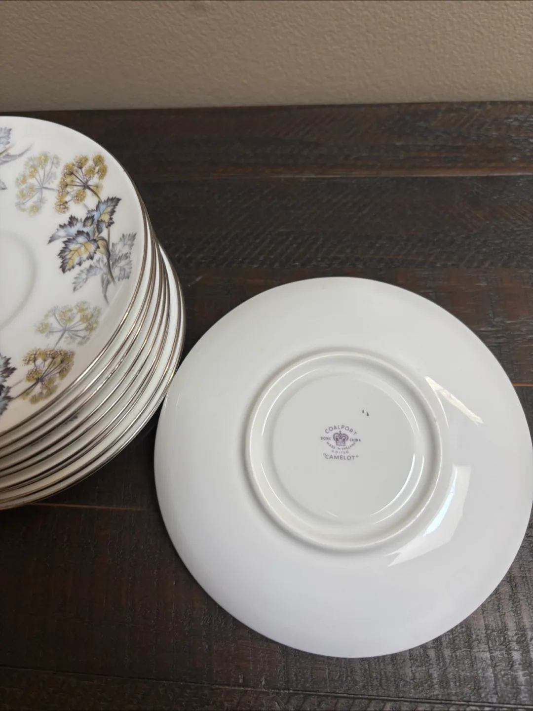 Coalport Royal Vale Saucers image indicator(2)