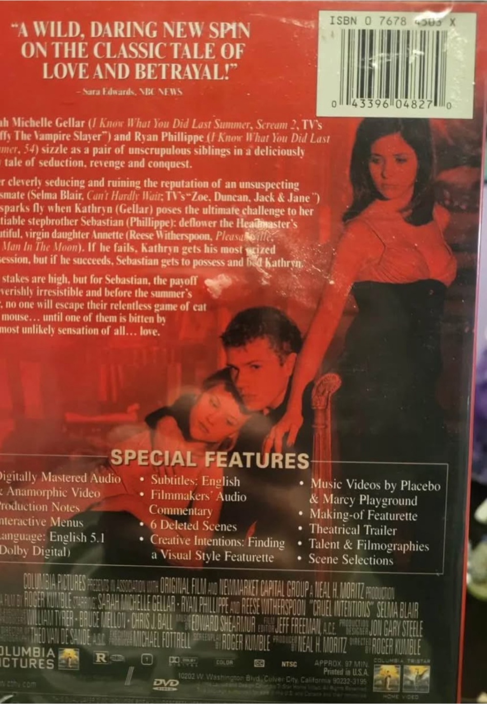 Cruel Intentions DVD - photo 4