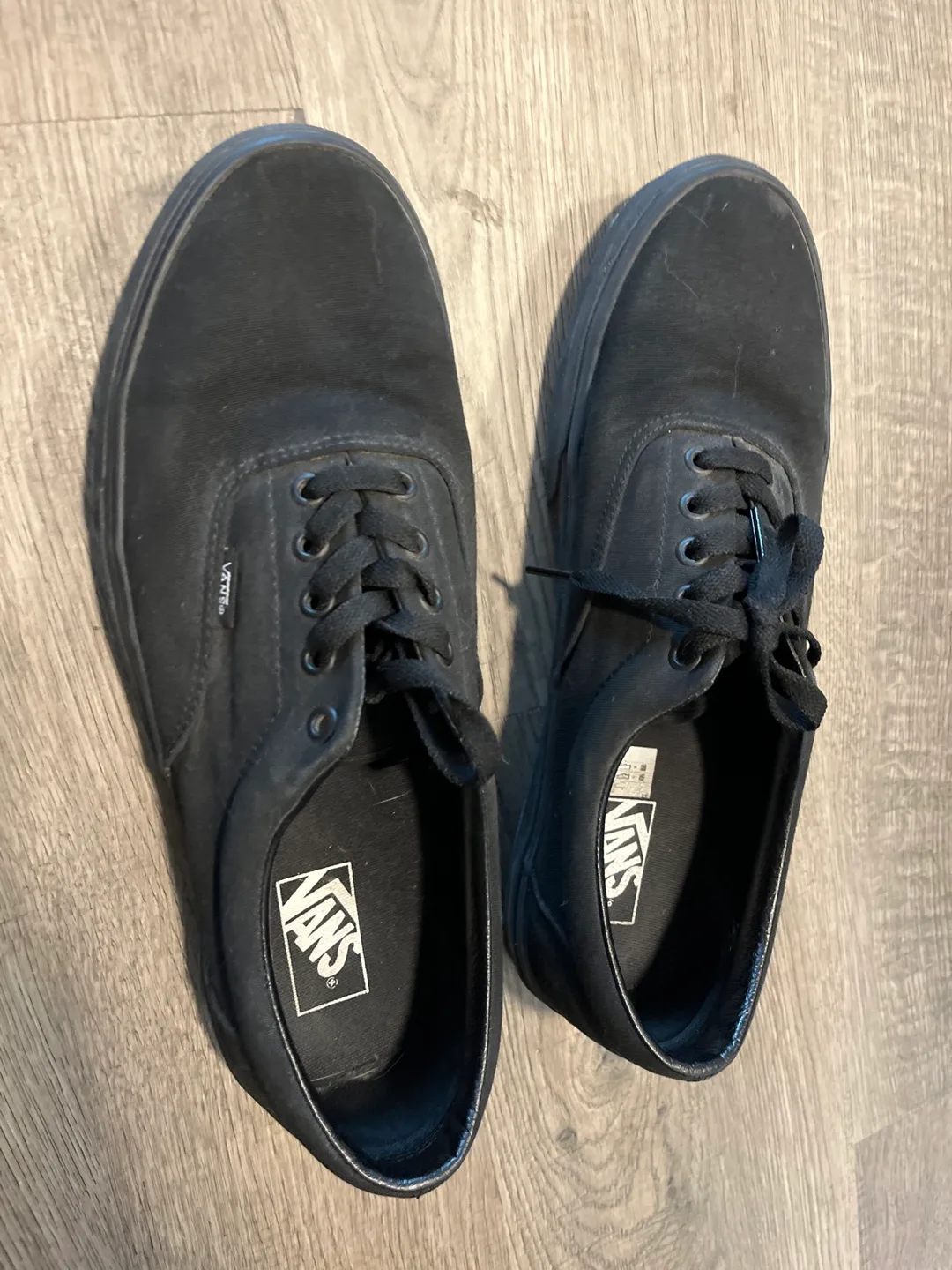 Vans Authentic Black Sneakers - Size 12 thumbnail