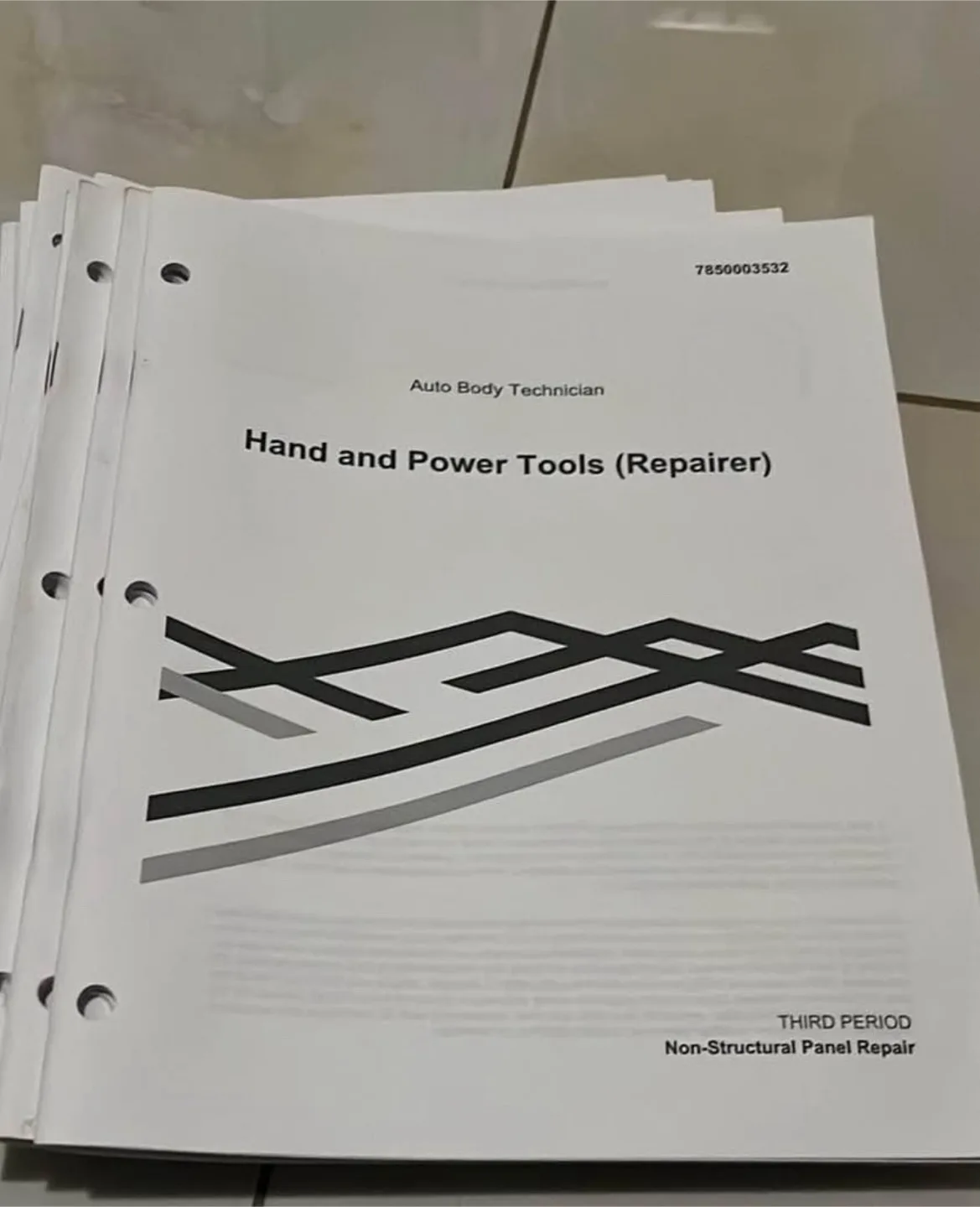 BCIT auto body/ refinishing learning guides set of 14 thumbnail