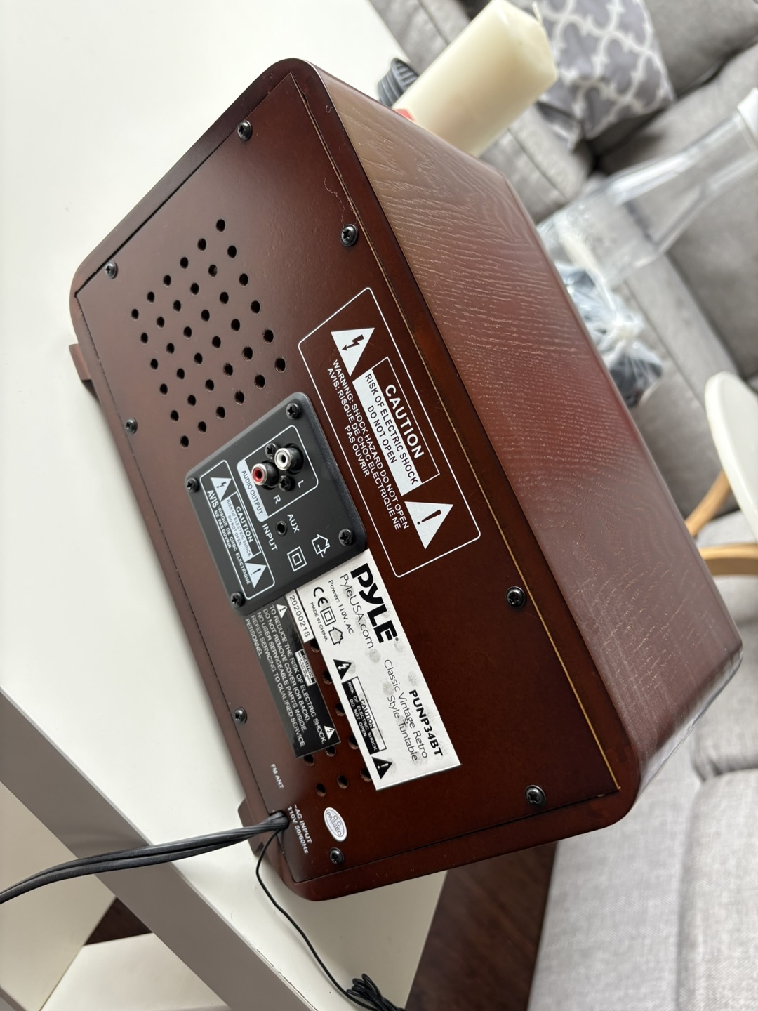 Pyle Vintage Series Speaker (with radio and Bluetooth) - photo 5