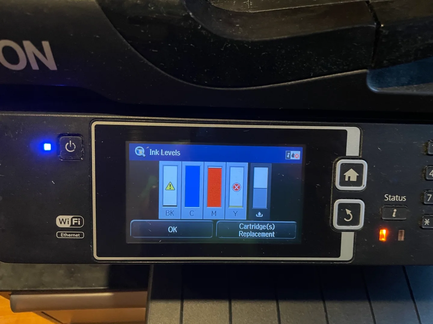 Epson WF-7610 all in one Printer image indicator(2)