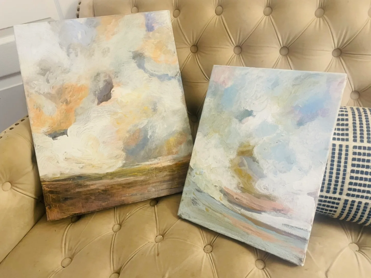 Original Abstract Paintings (Set of 2) thumbnail