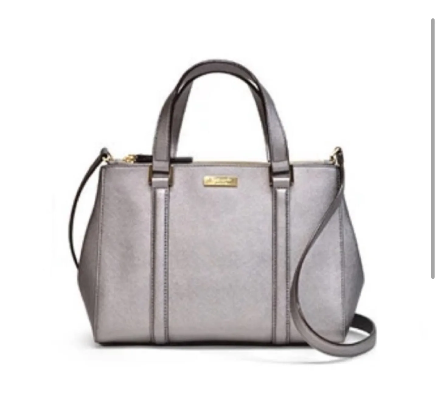 Kate Spade Satchel - Silver thumbnail