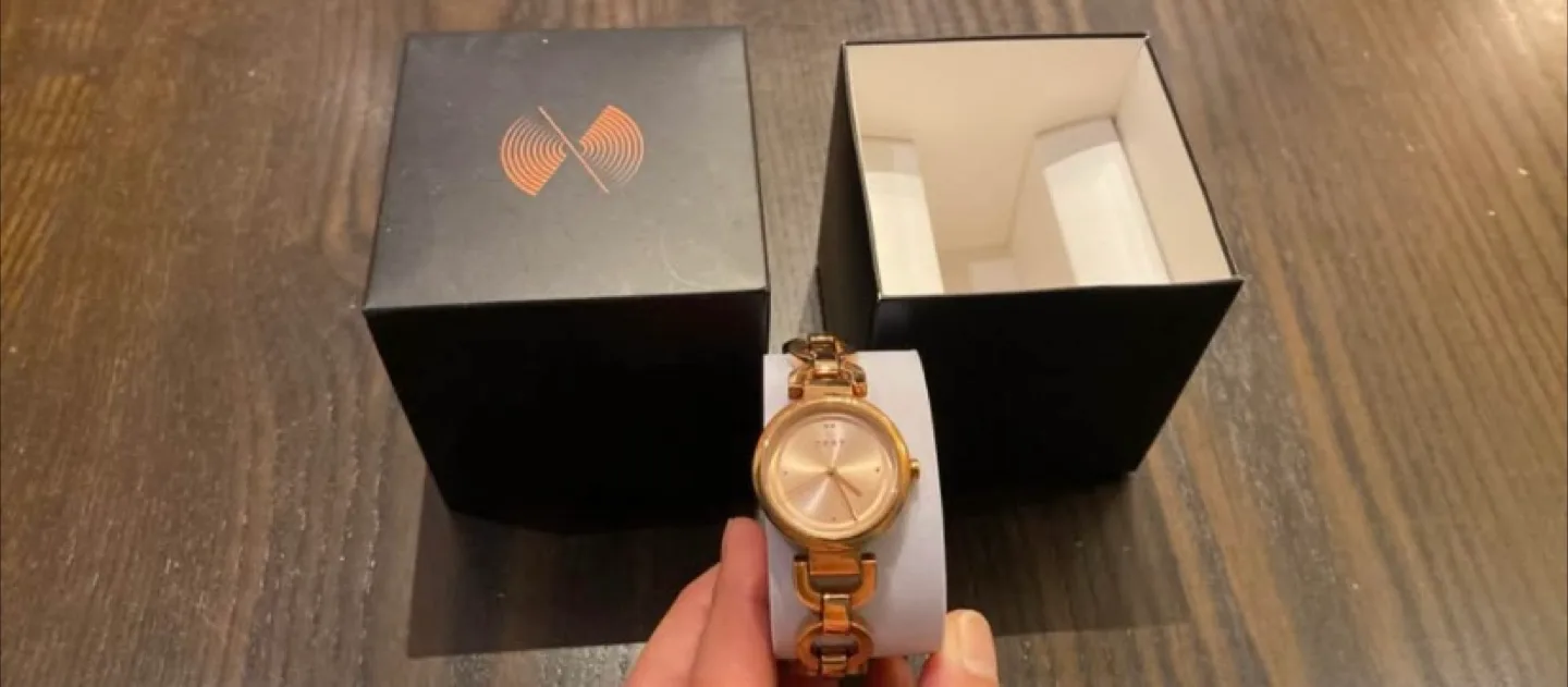 DKNY Refurbished Rose Gold Watch thumbnail
