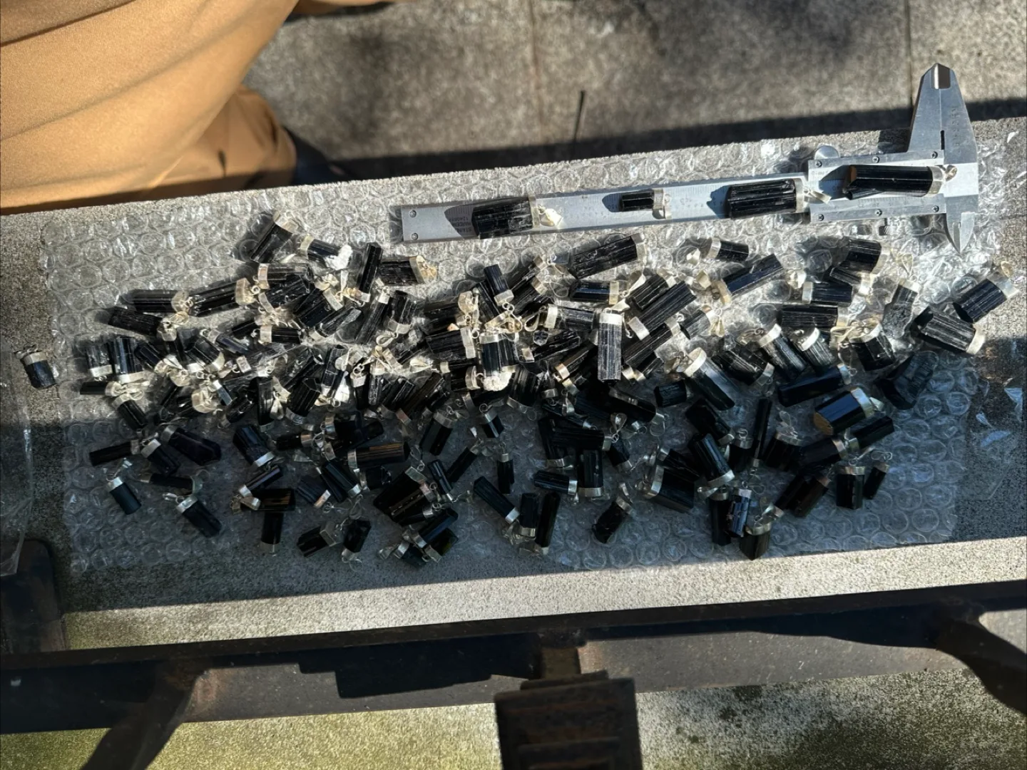 Black Tourmaline Crystal Pendant image indicator(6)