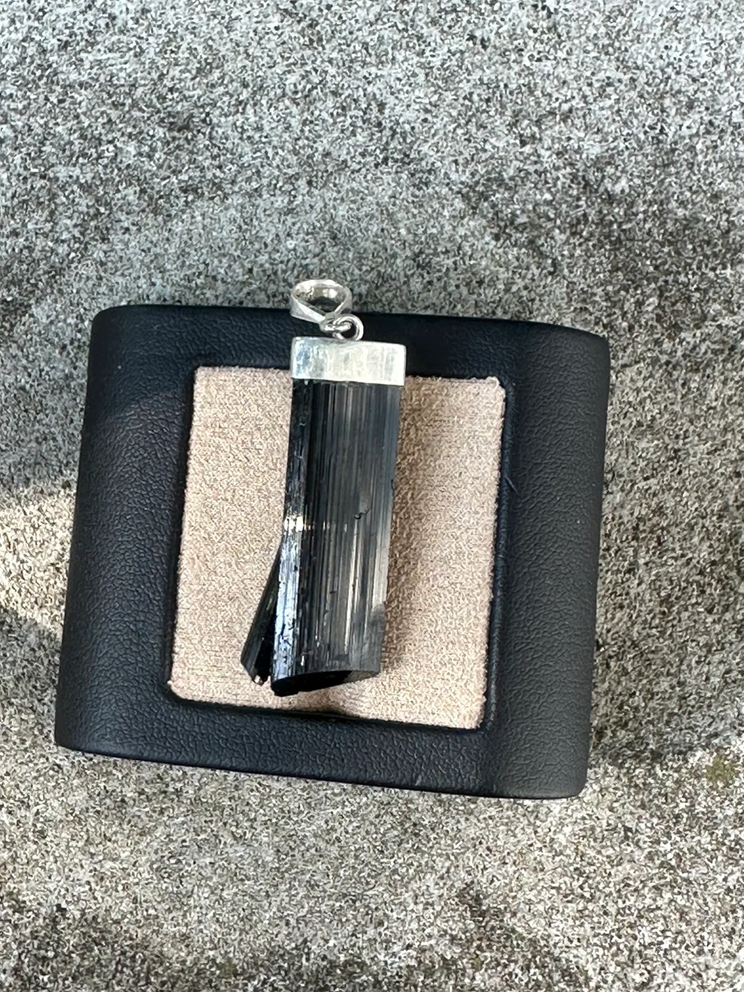 Black Tourmaline Crystal Pendant image indicator(3)