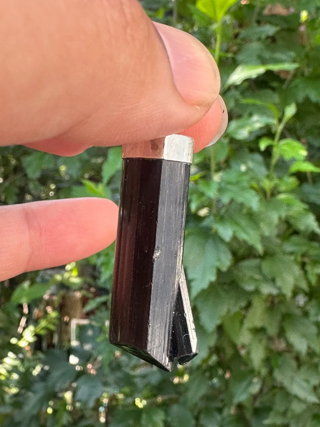 Black Tourmaline Crystal Pendant image indicator(2)