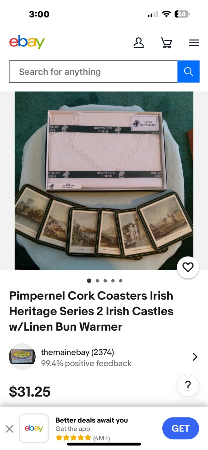 Pimpernel Irish Heritage Coasters Series 2 - photo 5
