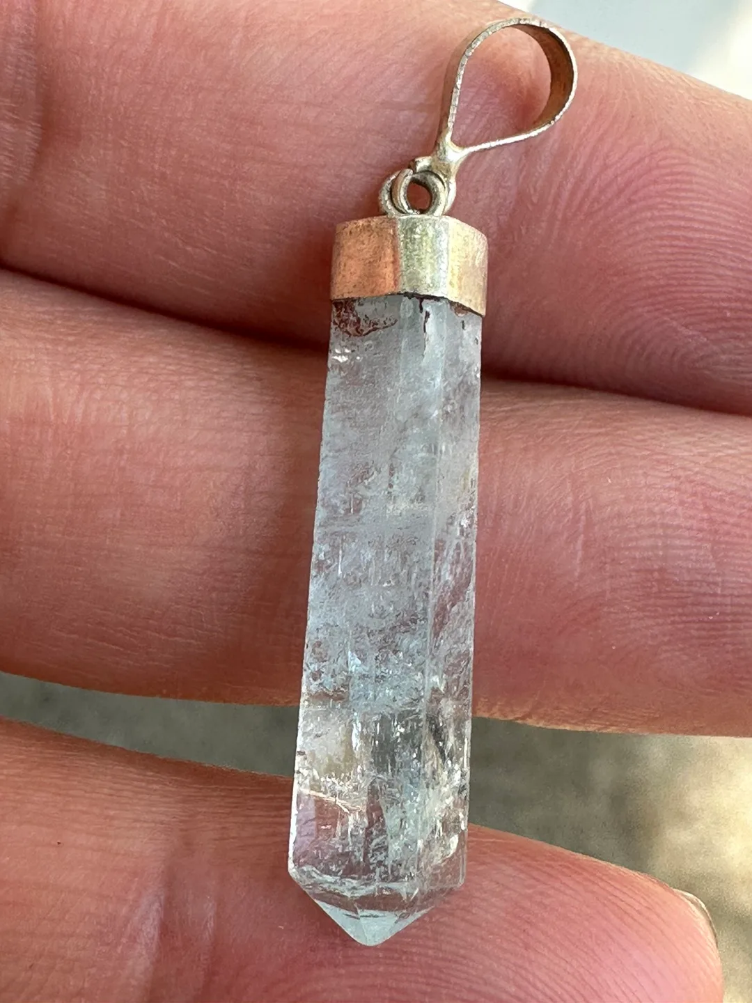 Aquamarine Crystal Pendant thumbnail