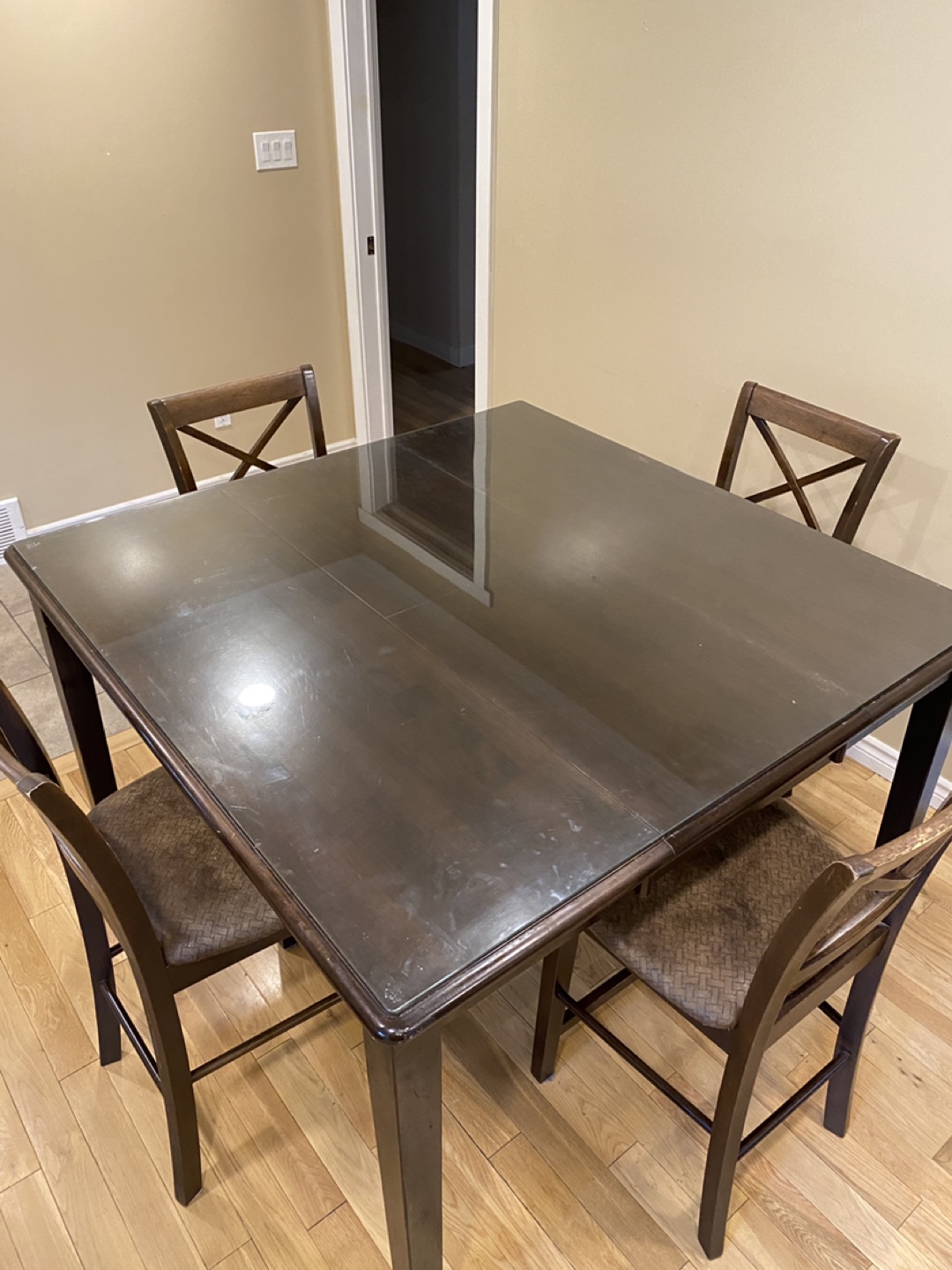 Eztia Furni Extendable Wood High Table Dining Set (CAN DELIVER) - photo 5