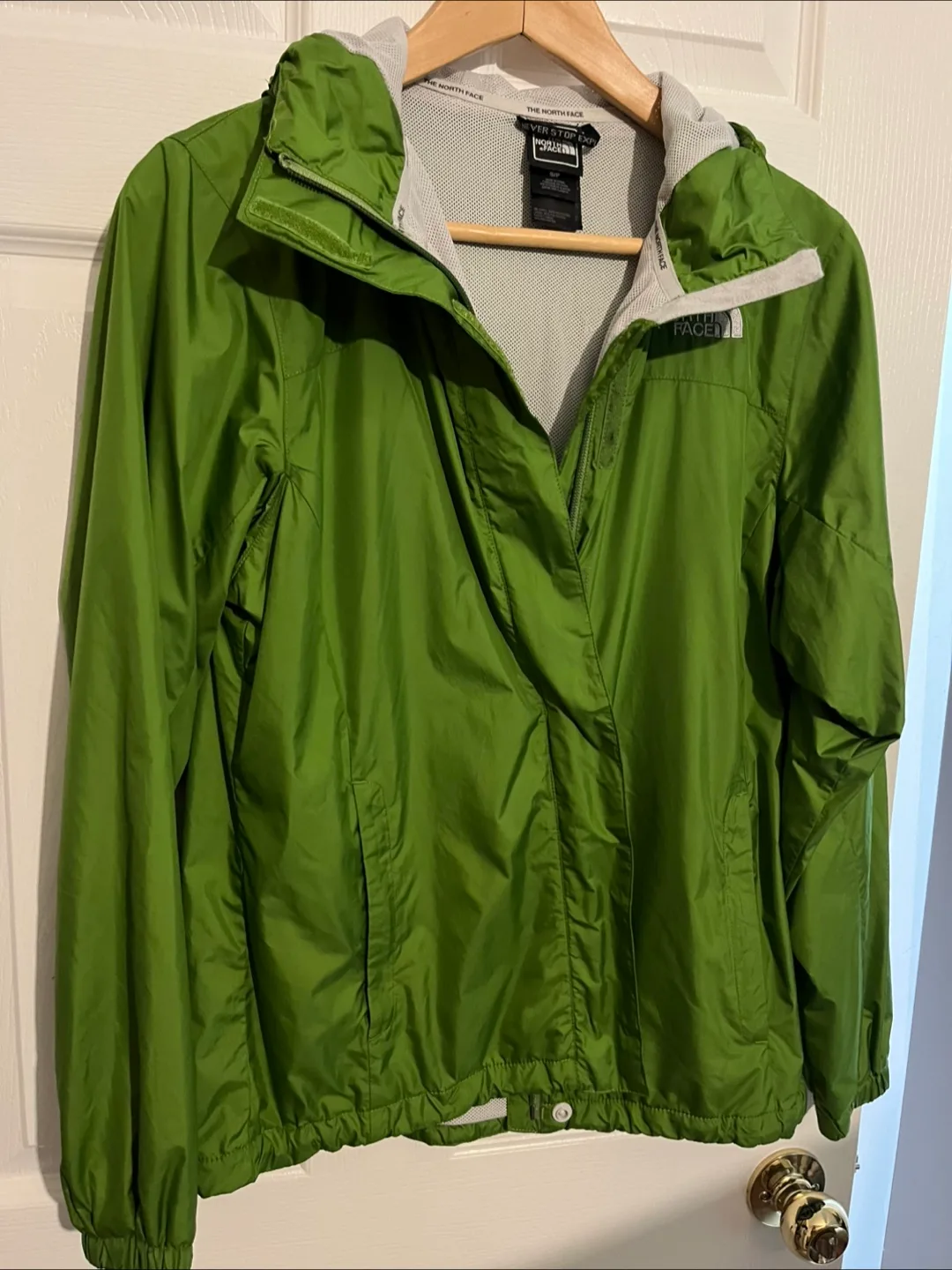 The North Face Green Rain Jacket - Size S thumbnail