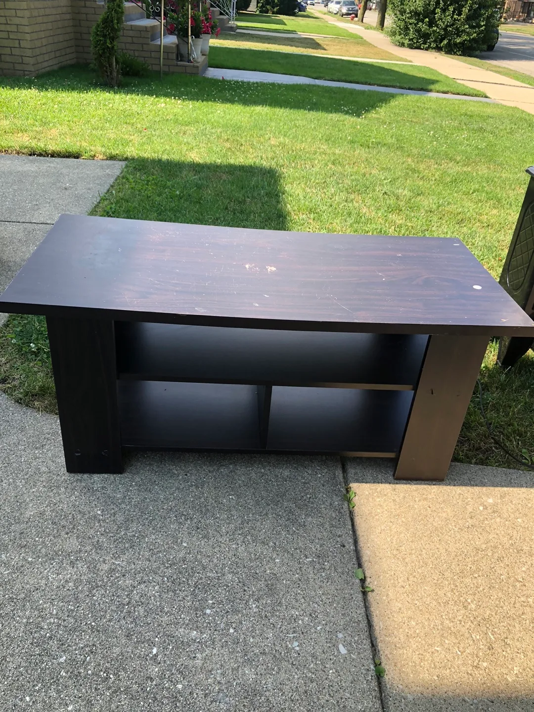 Dark Brown TV Stand/Console Table thumbnail