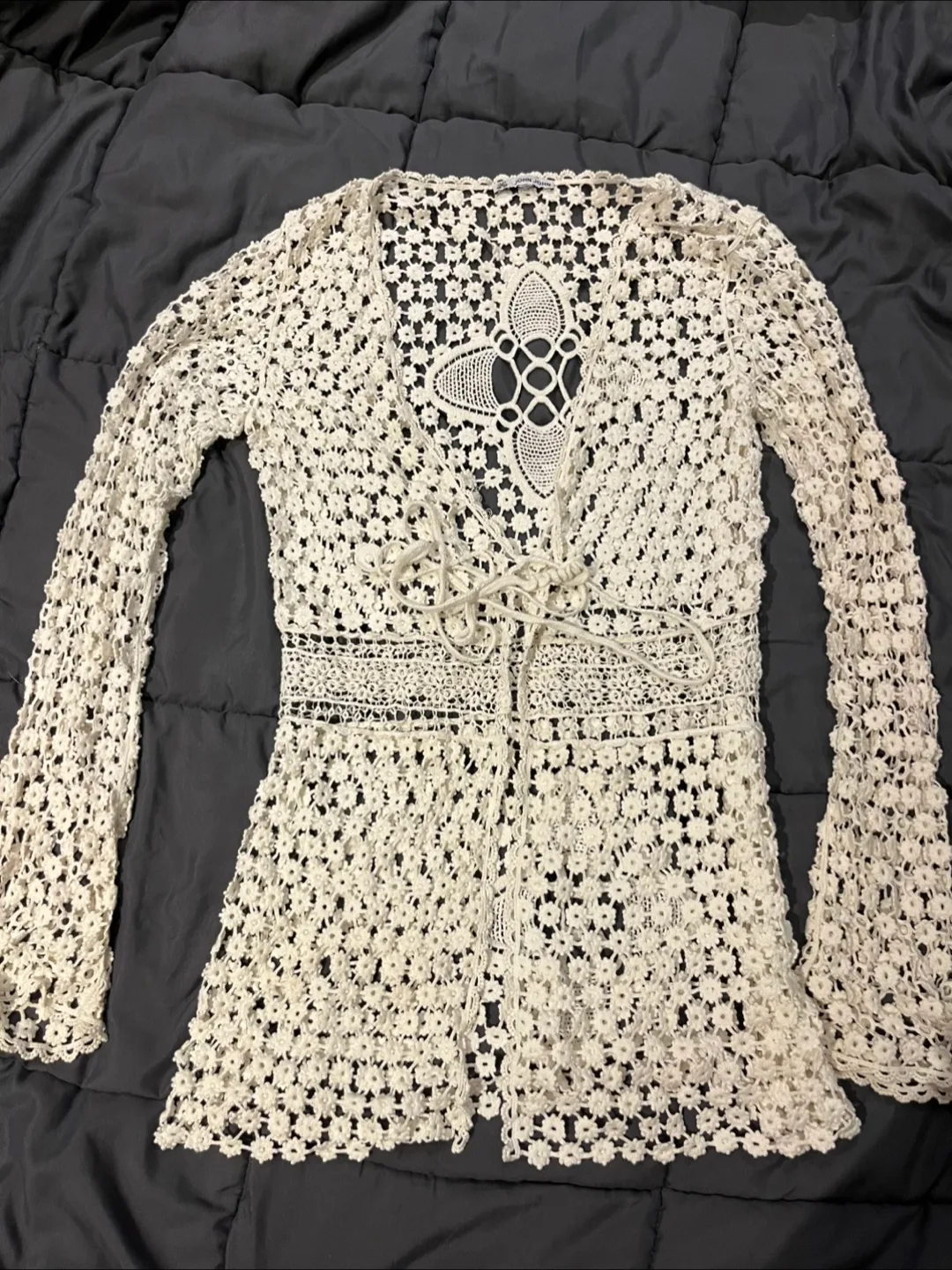 John John Crochet Knit Top thumbnail