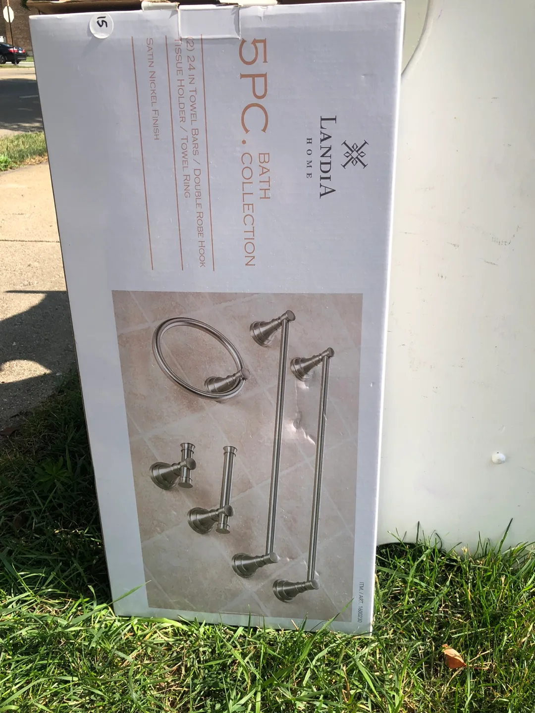 Landia Home 5PC Bath Collection - Satin Nickel Finish thumbnail