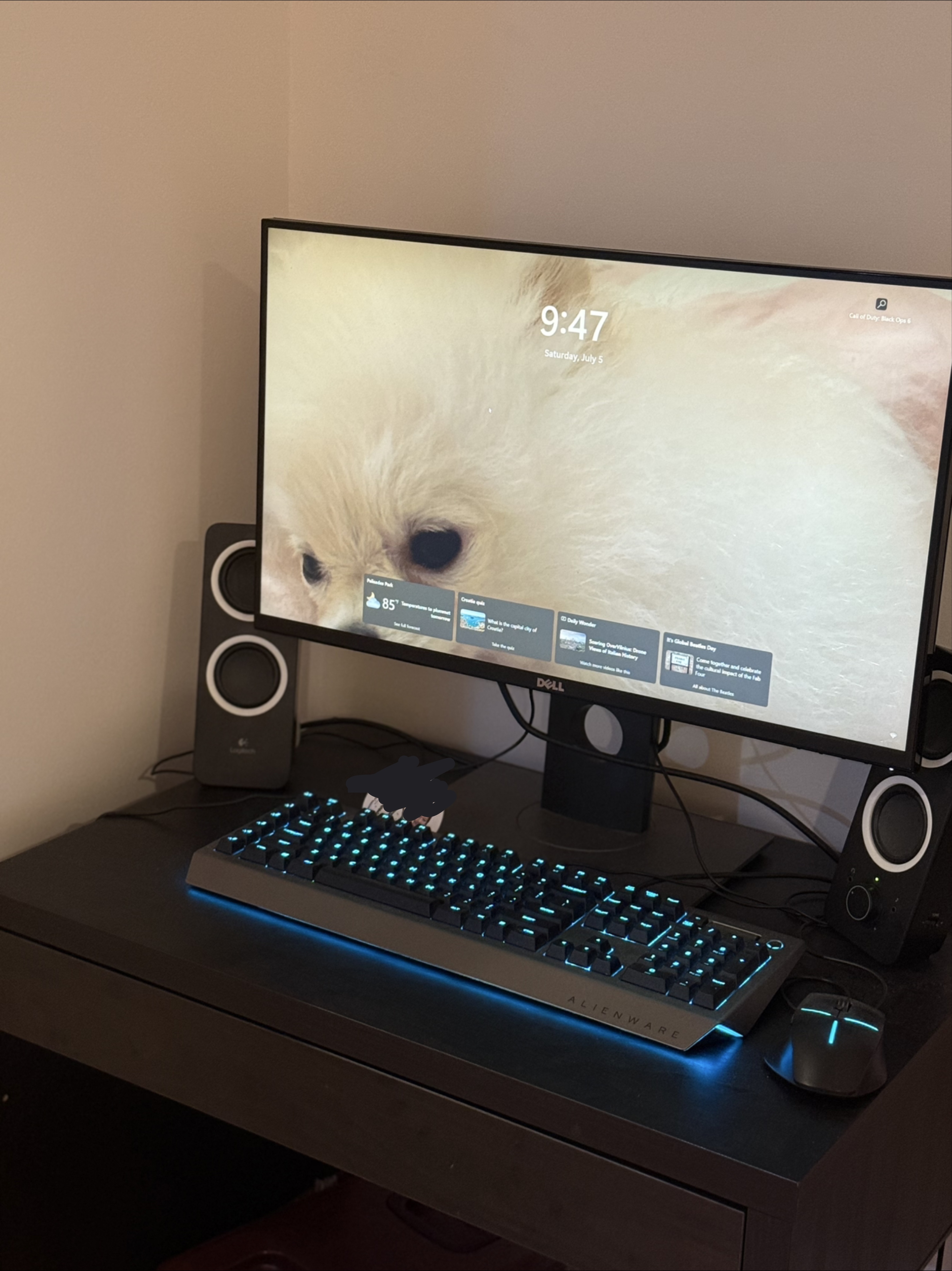 Gaming Chair - Black and White