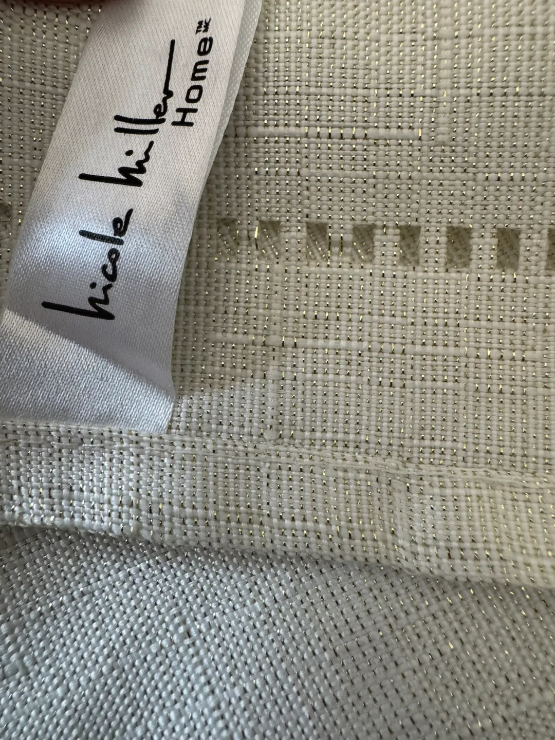 Nicole Miller Home Linen Blend Tablecloth thumbnail