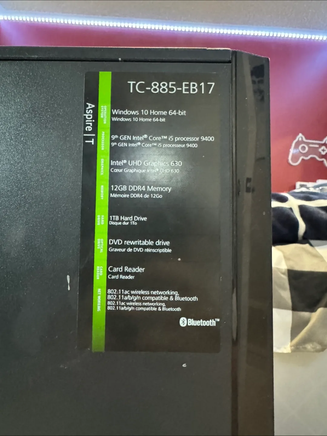 Acer Aspire TC 885 EB17 (i5 9400 + 12gb ddr4) image indicator(4)