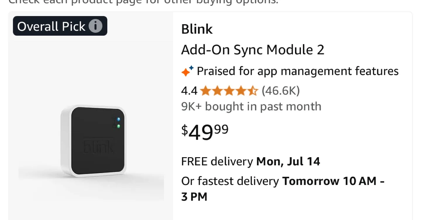 Blink Add-On Sync Module 2 thumbnail