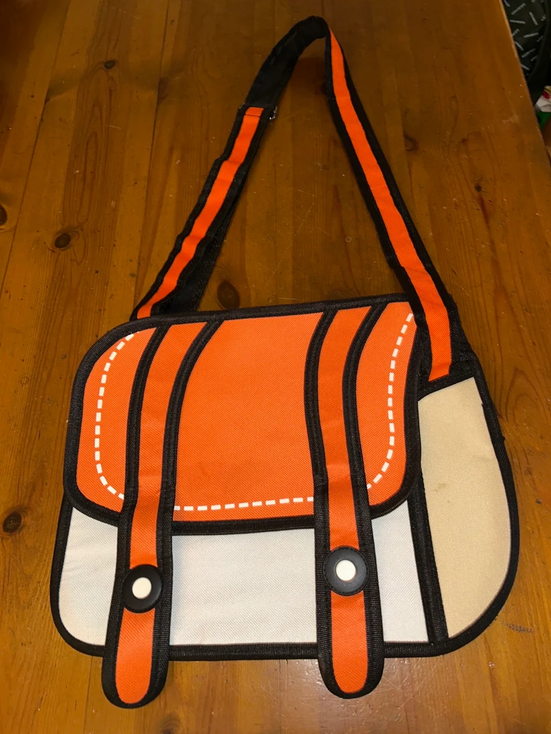 Cartoon Style Crossbody Messenger Bag thumbnail