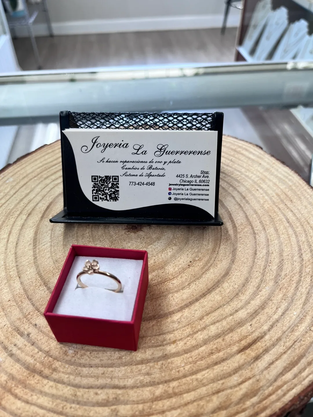 Flower Ring real gold14k- Joyeria La Guerrerense image indicator(2)