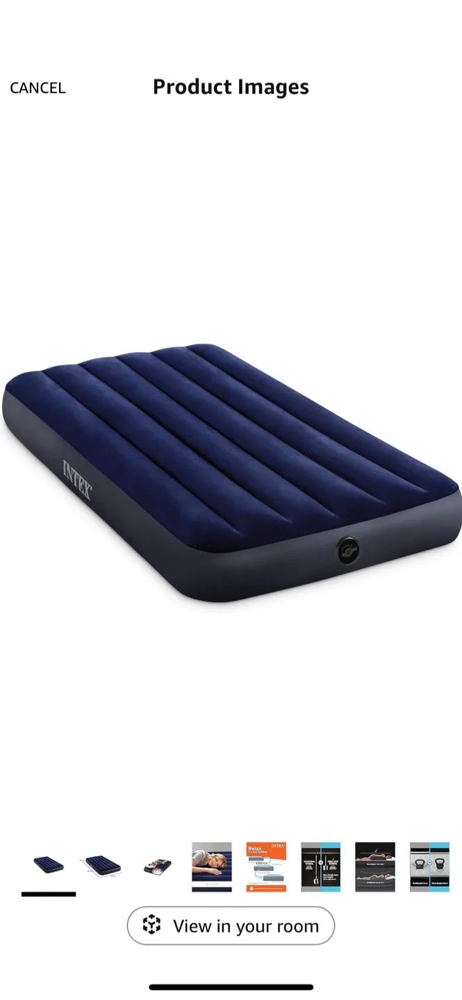 Twin sized air mattress thumbnail