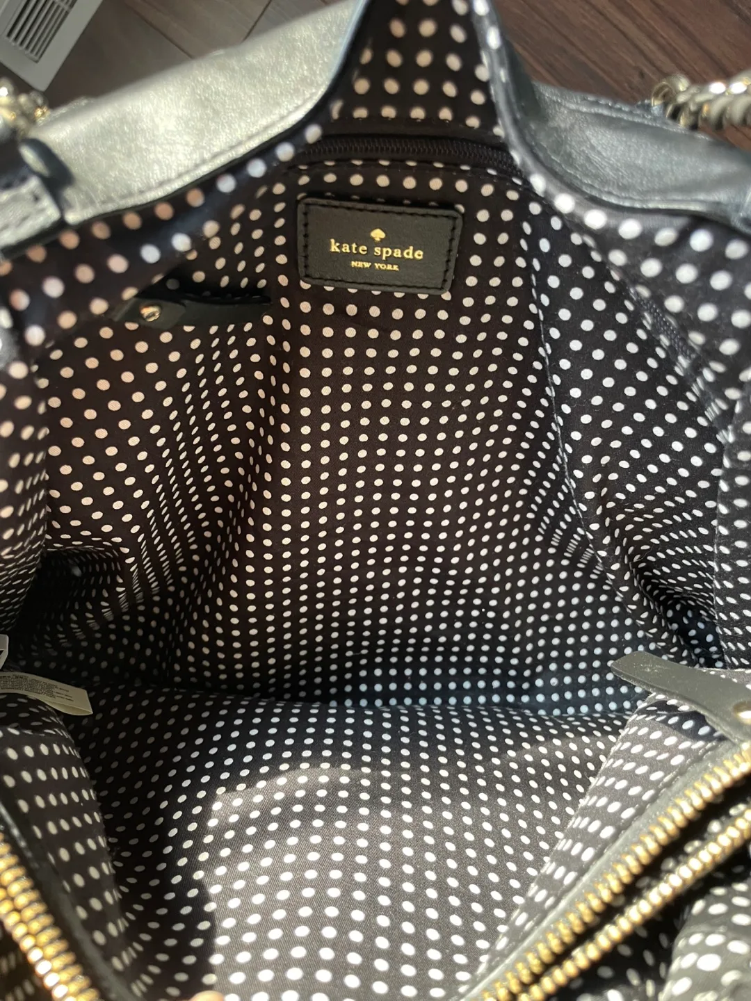 Kate Spade Black Quilted Tote Bag image indicator(4)