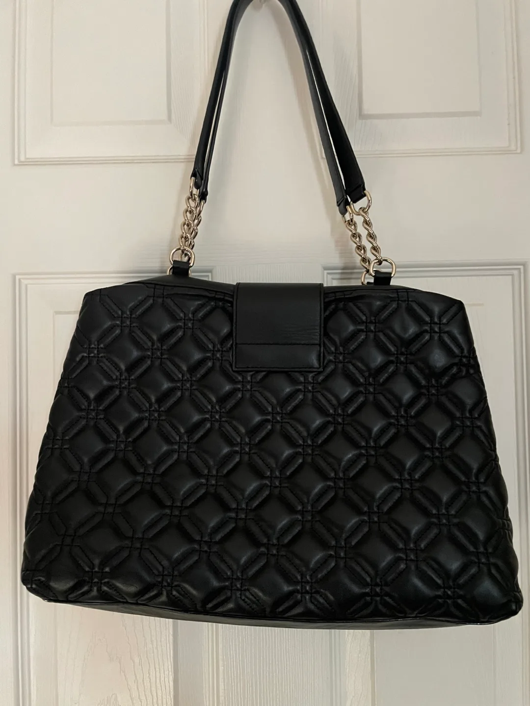 Kate Spade Black Quilted Tote Bag image indicator(3)