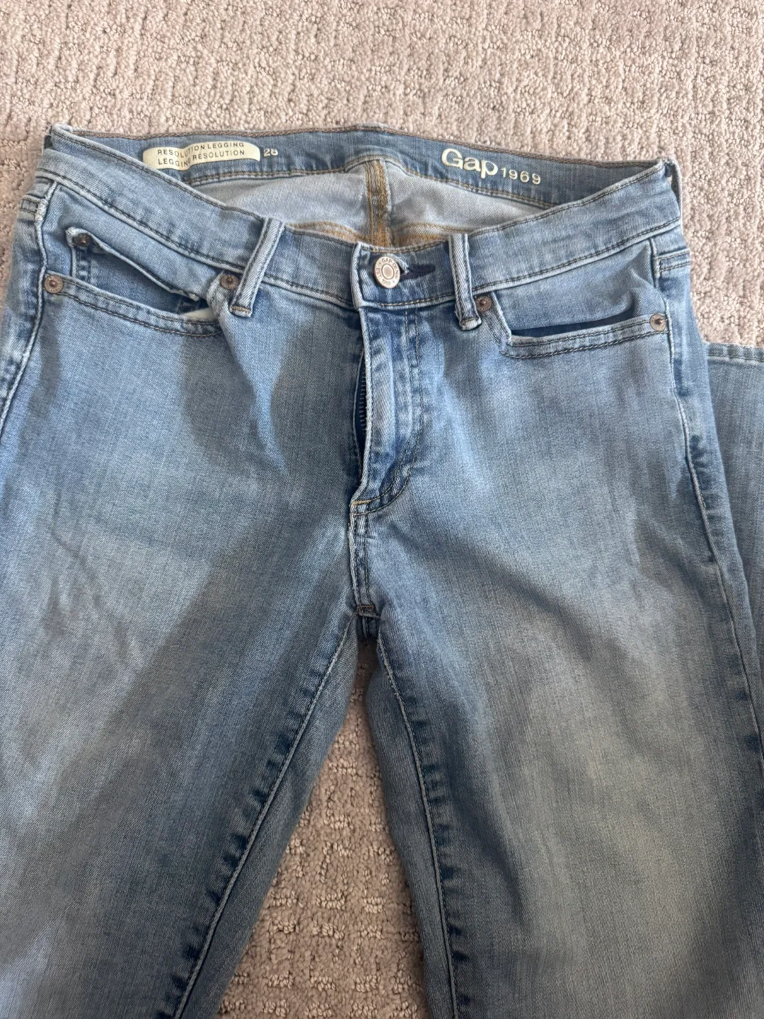 Gap 1969 Resolution Legging Jeans - Size 28 thumbnail
