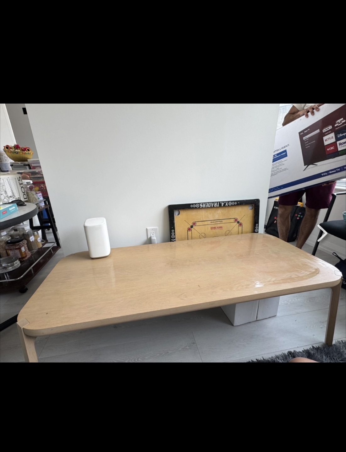 Light Wood Coffee Table - photo 3