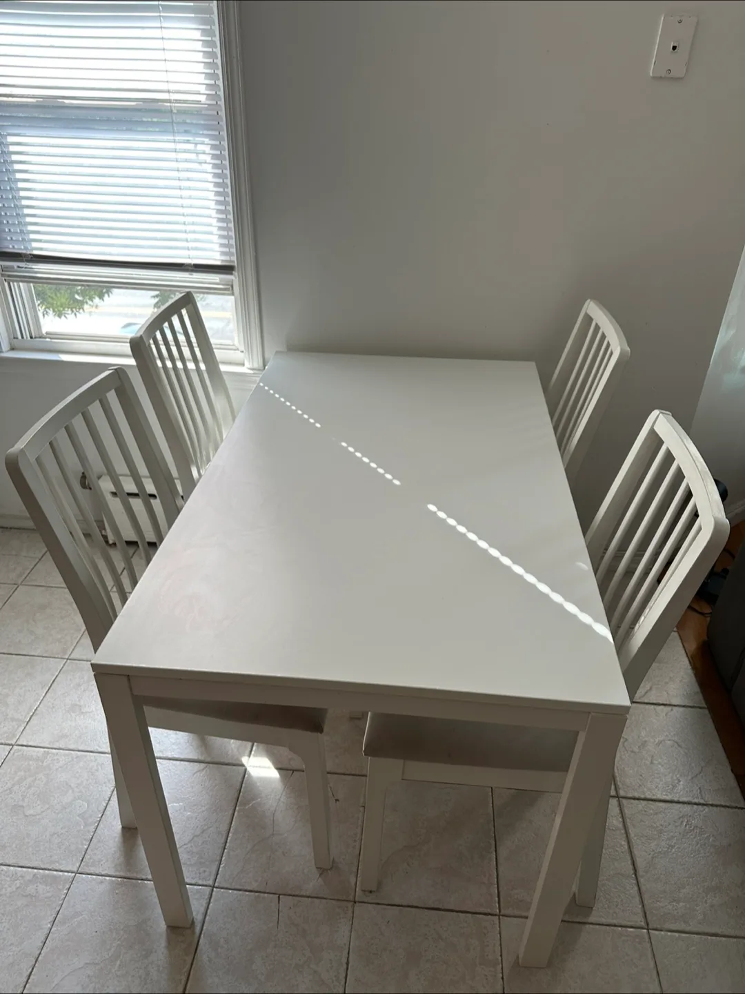 IKEA Dining Table with 4 Chairs thumbnail