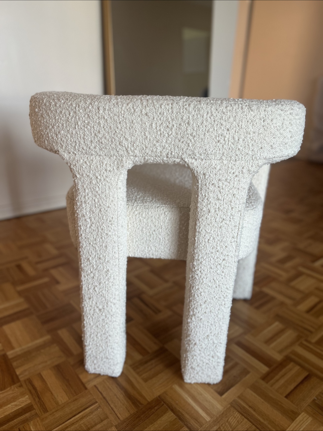 CB2 ivory arm chair - photo 5