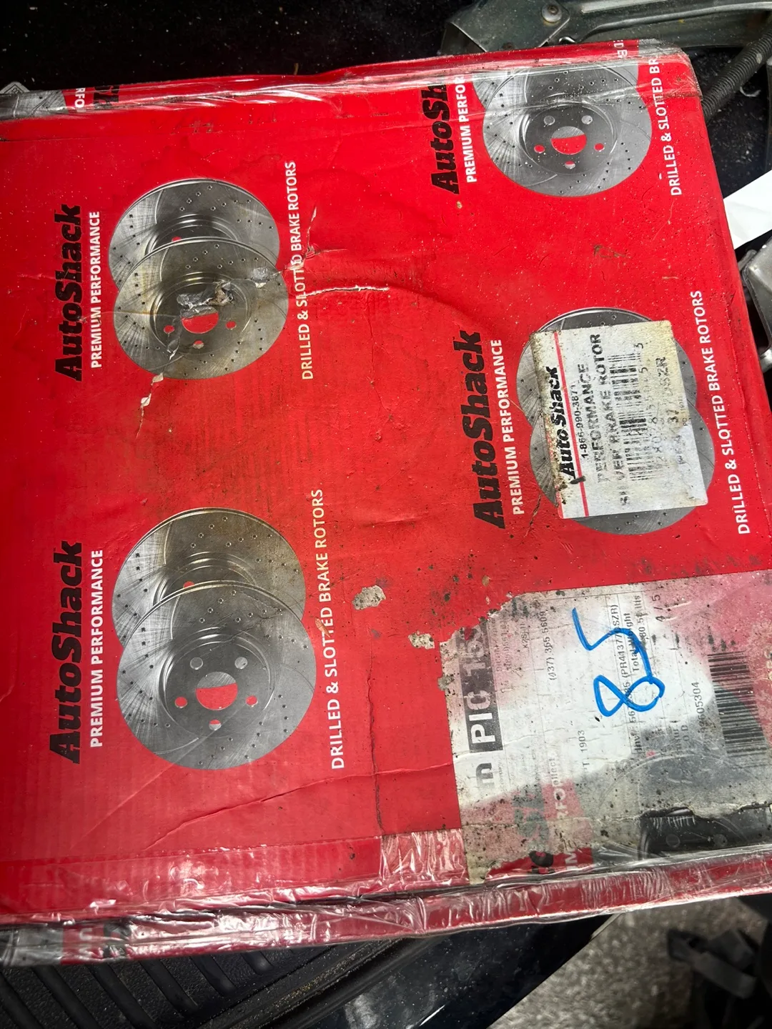Nissan/Infinity Drilled & Slotted Brake Rotors and brake Pads image indicator(4)