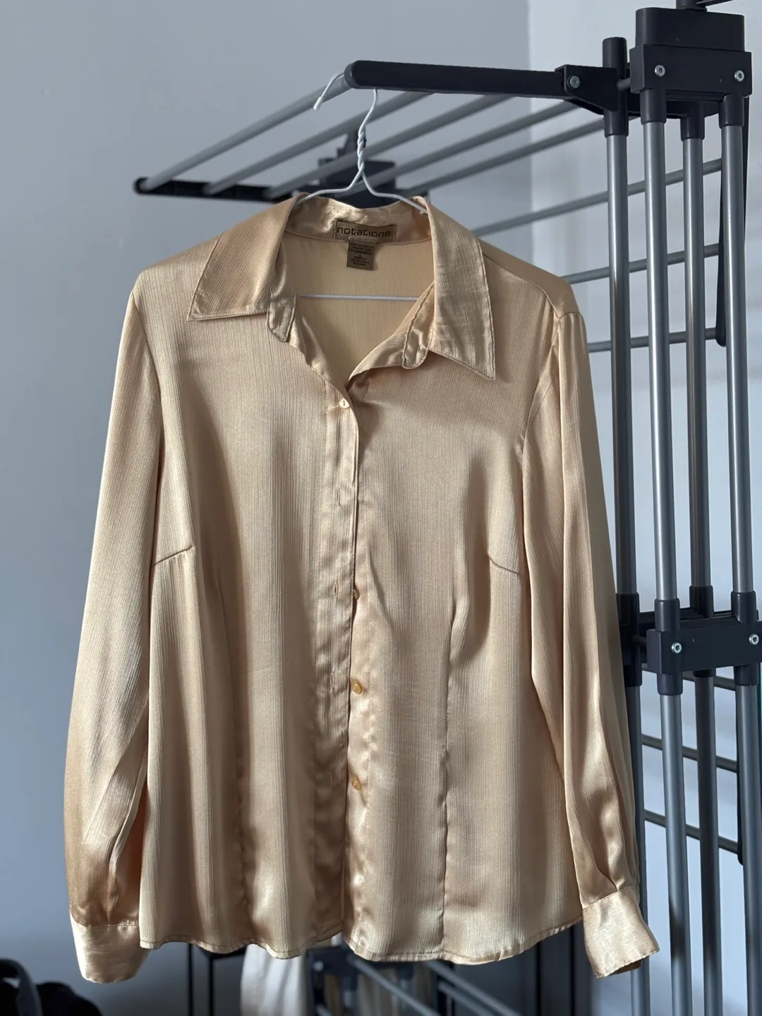 Notations Gold Blouse - Size L thumbnail