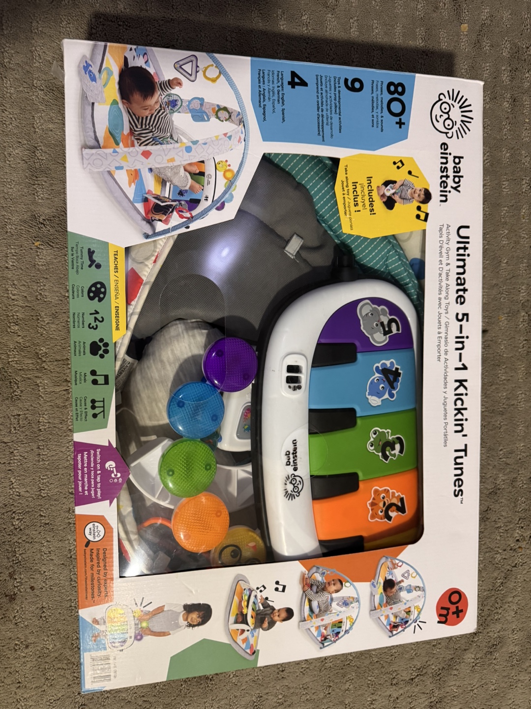 Baby Einstein 5-in-1 Kickin' Tunes Gym - New in Box!