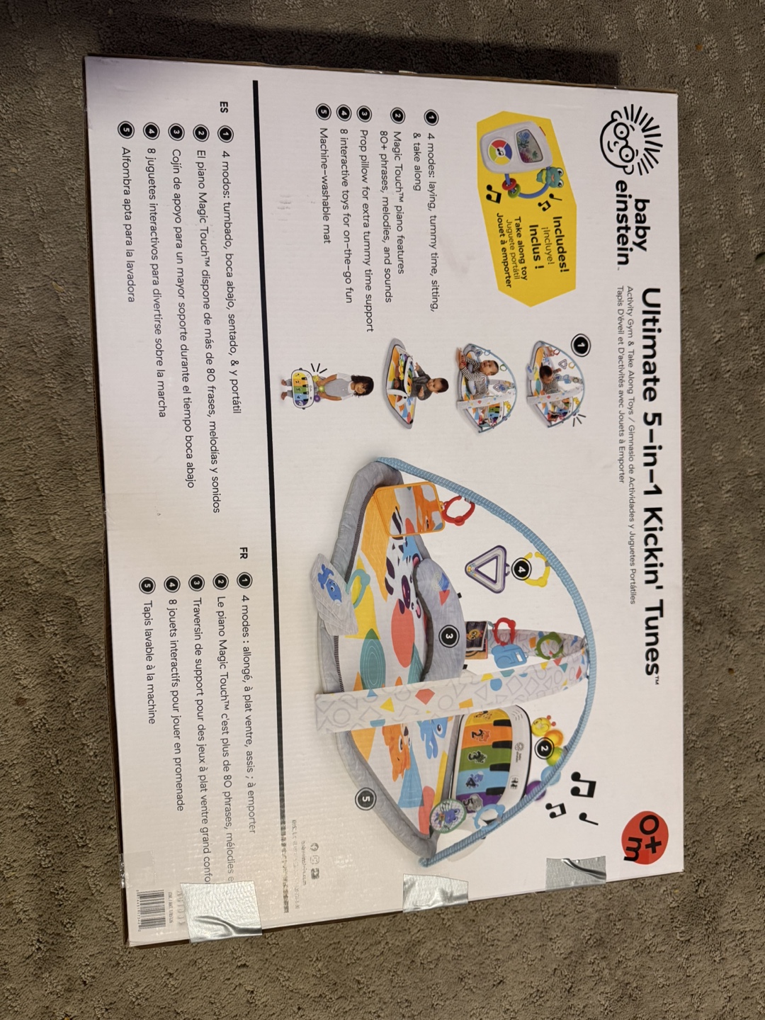 Baby Einstein 5-in-1 Kickin' Tunes Gym - New in Box! - photo 2