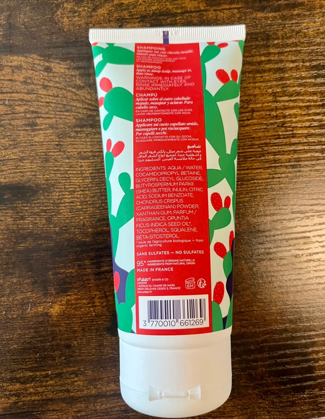 New Shaeri Shampoo - Organic Prickly Pear Seed Oil image indicator(2)