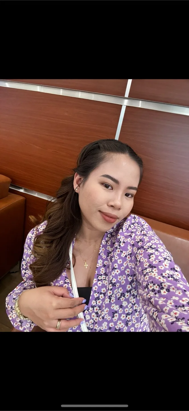 Purple Floral Blouse image indicator(3)