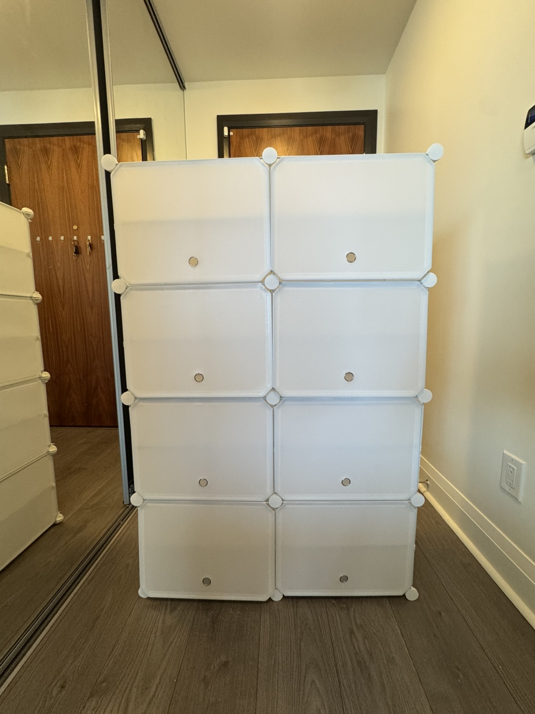White Cube Storage Shelf
