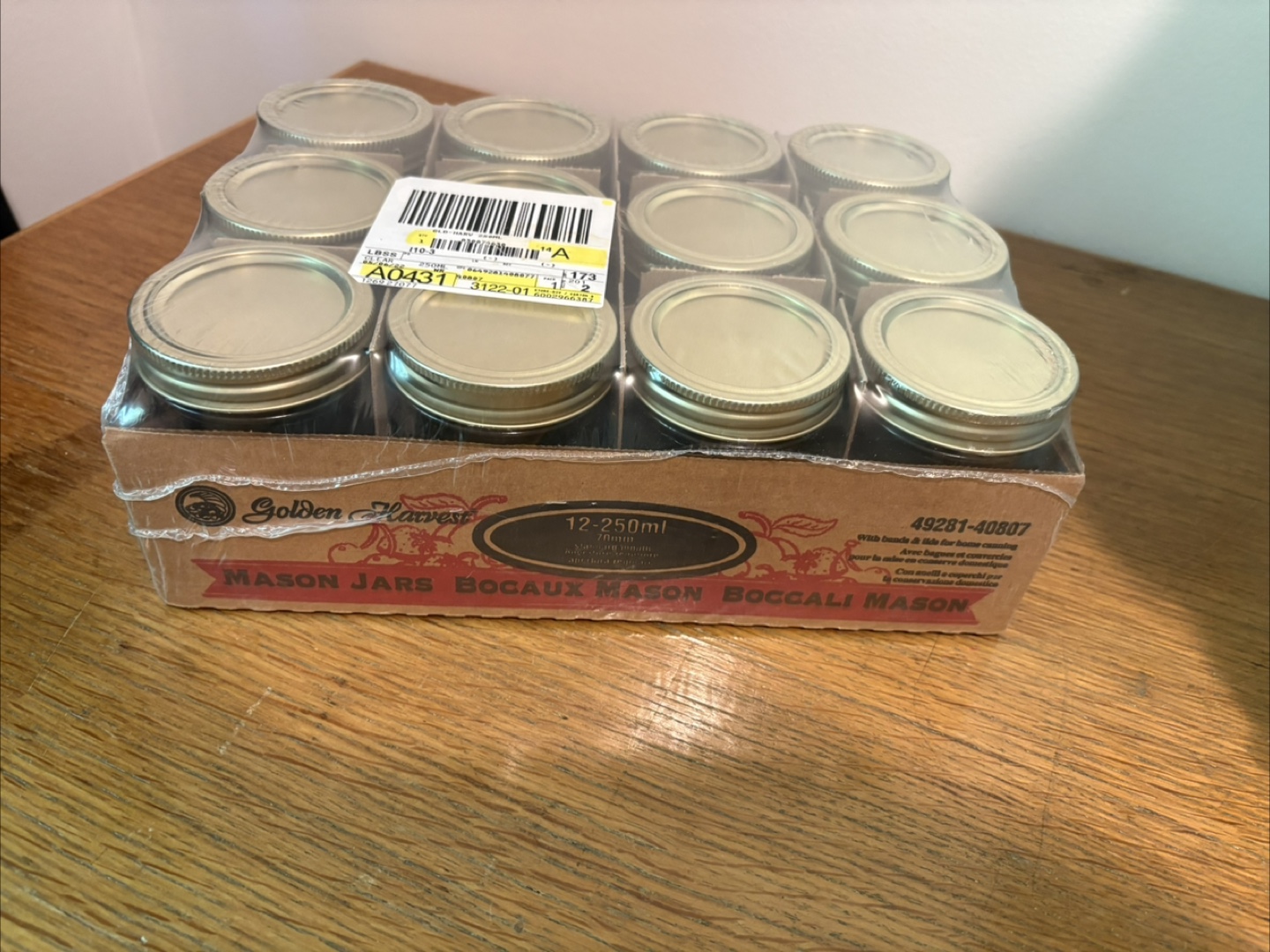 Bernadin Mason Jars mixed sizes - photo 2