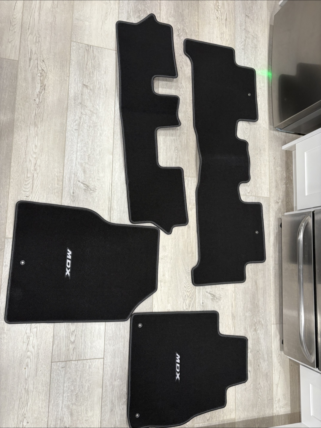 Acura MDX Black Floor Mats - Full Set 2010-2013