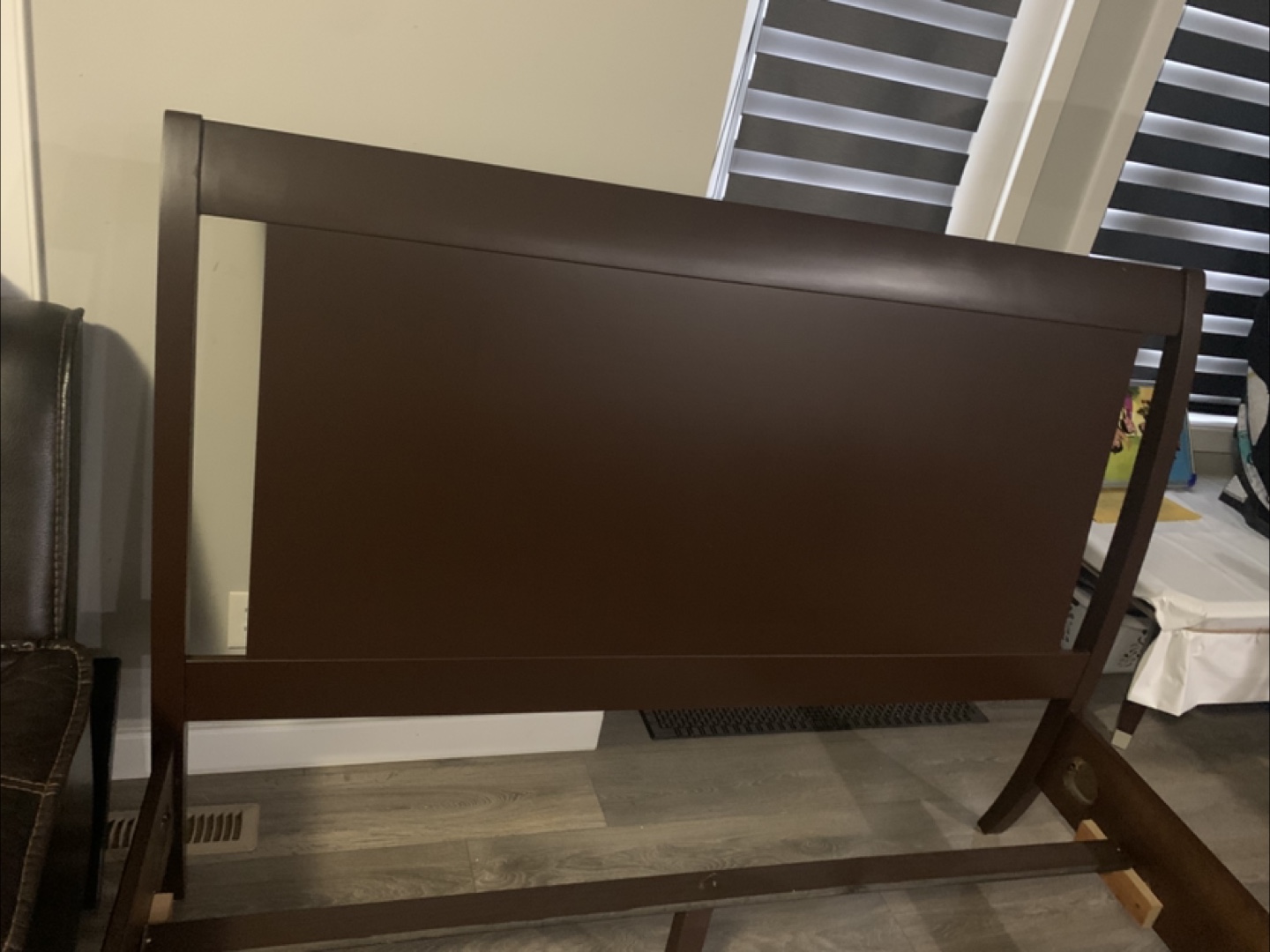Brown queen Wooden Bed Frame - photo 3