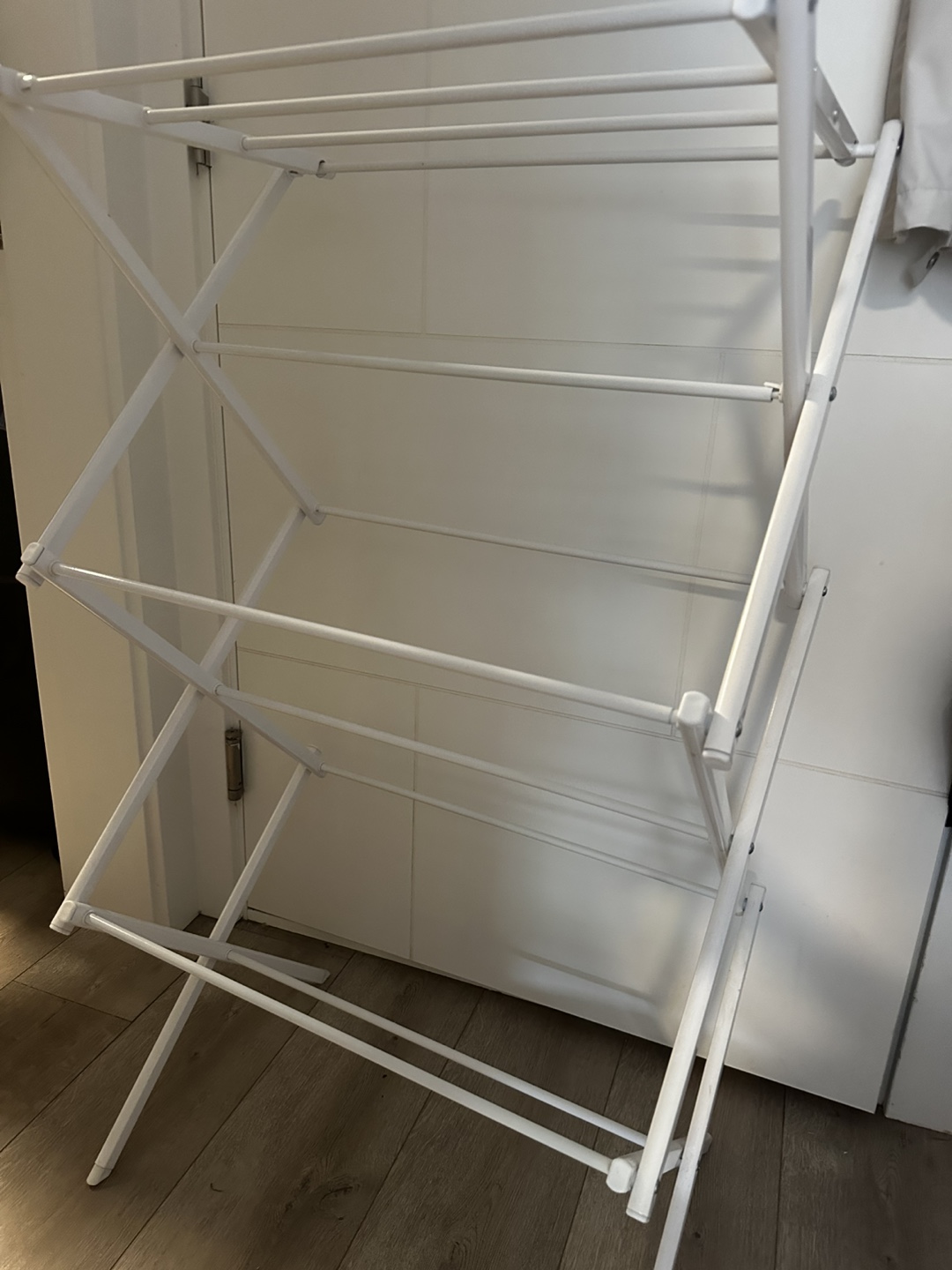 White Clothes Drying Rack