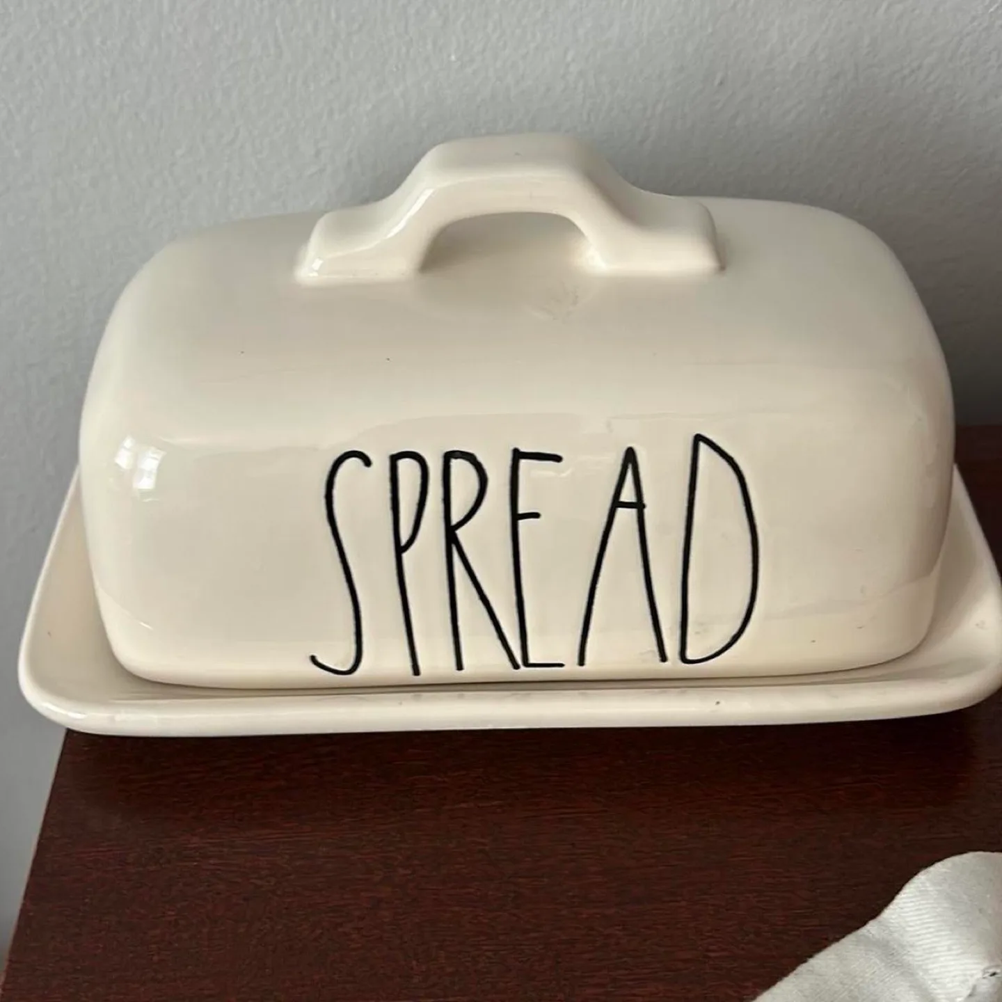 Rae Dunn 'Spread' Butter Dish thumbnail
