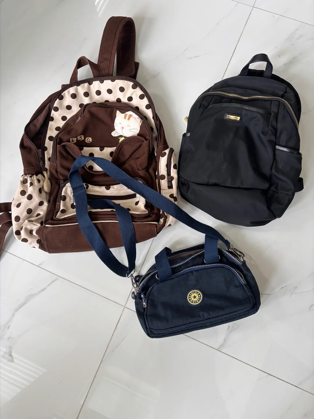Assorted Backpacks and Purse thumbnail