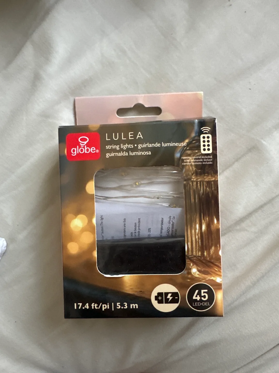 Globe Lulea String Lights - 17.4 ft thumbnail